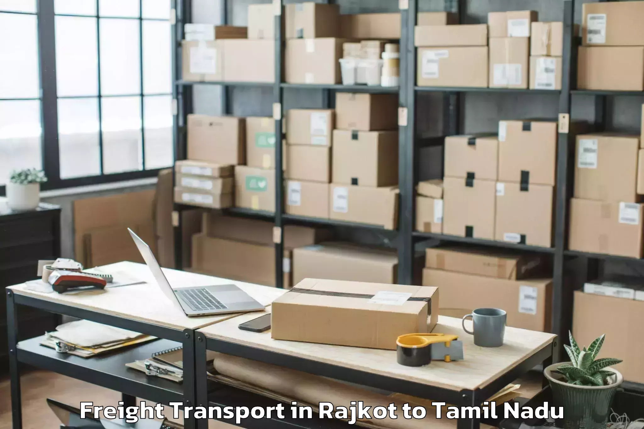 Book Your Rajkot to Vettavalam Freight Transport Today